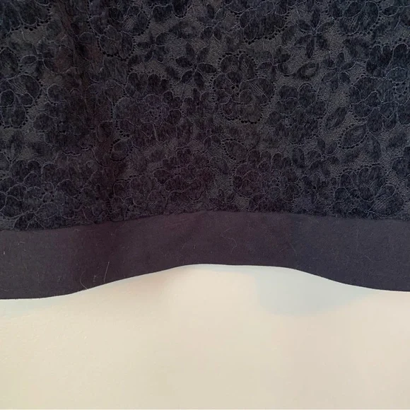 FDJ French Dressing Jeans Lace Navy Blue  Hoodie Sweatshirt - Picture 6 of 11